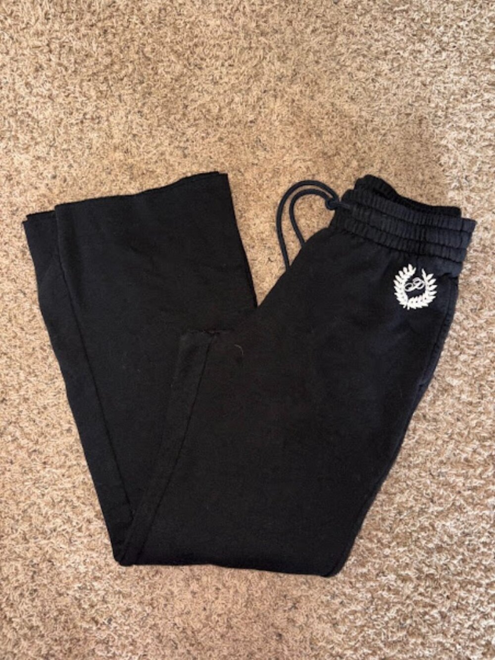 Victoria's Secret Pink - Black Sweatpants - Size Small